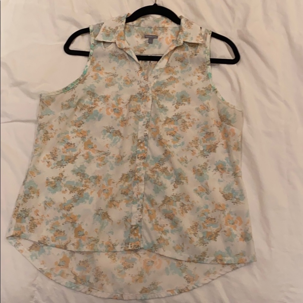 Charlotte Russe pastel button up top